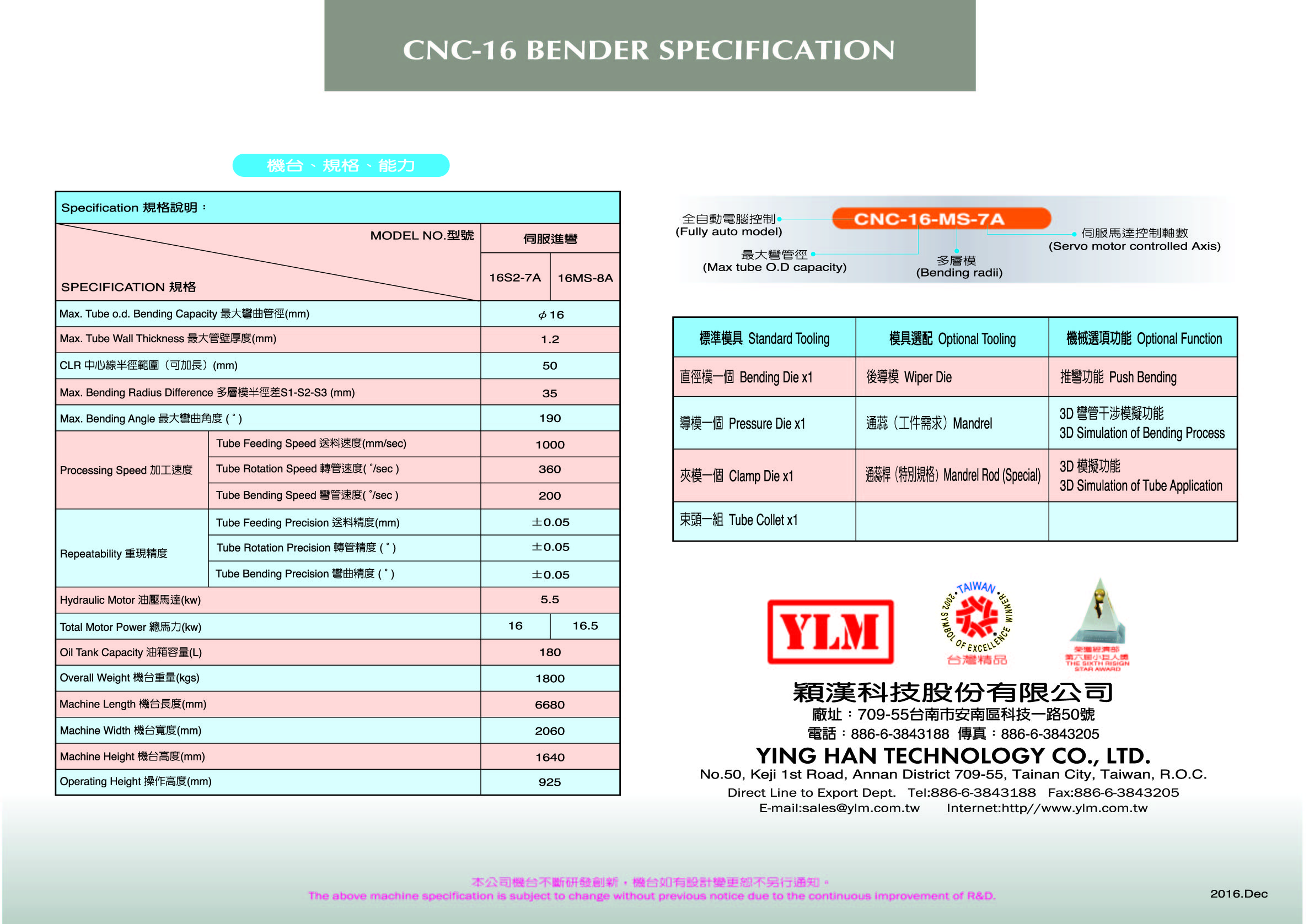 CNC-16S2 / MS-PMR
