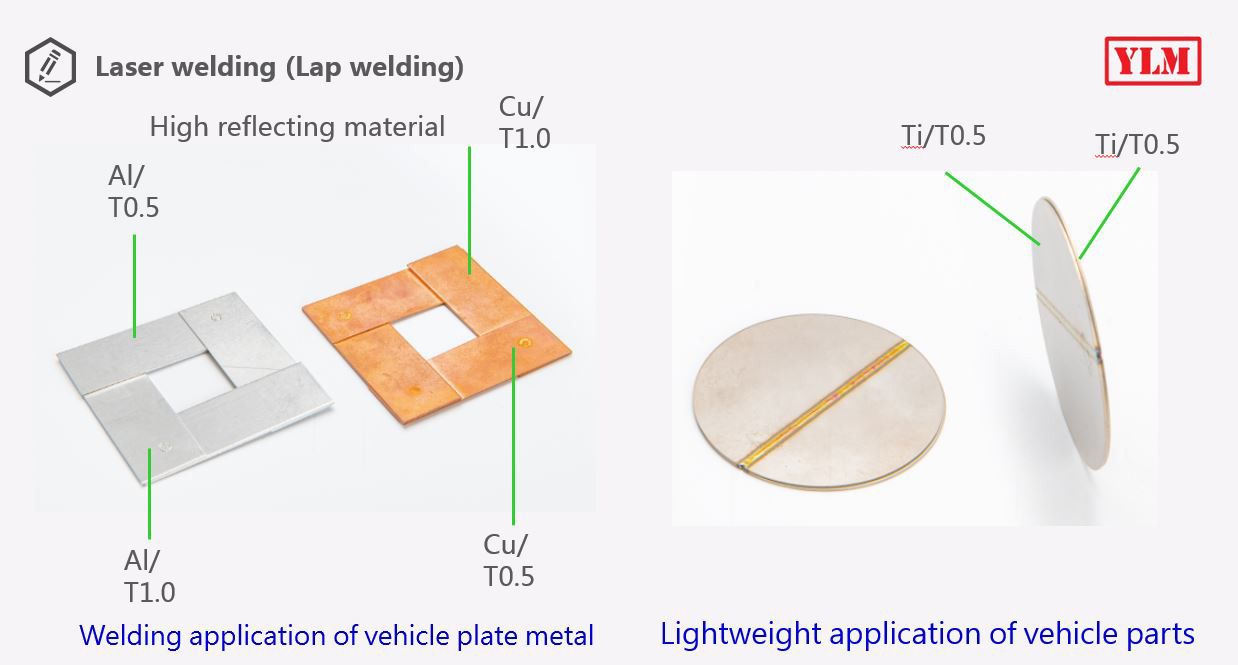 Laser welding application of vehicle plate metal